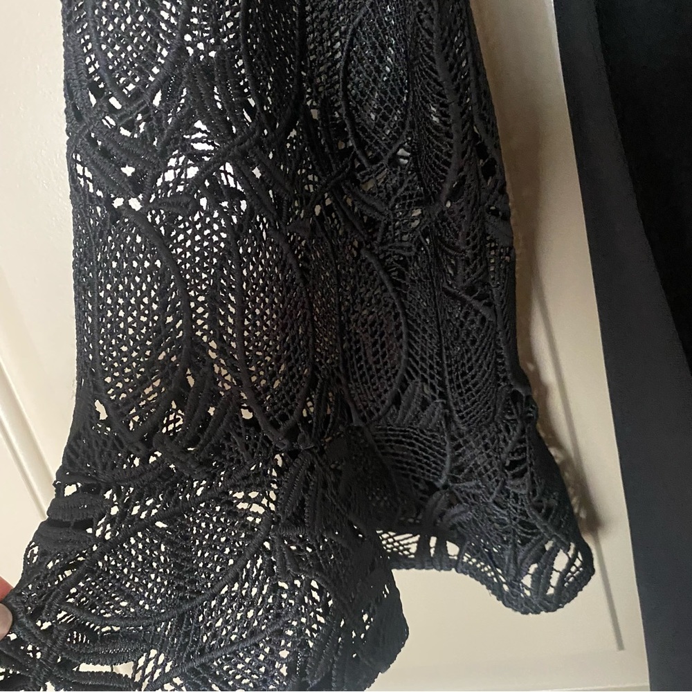 GIAMBA Black Lace Mini Dress IT 42 or US 6 - Picture 2 of 8